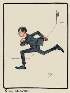 K the Knavish / J. Hassall / Dessin, 1903 - John Hassall