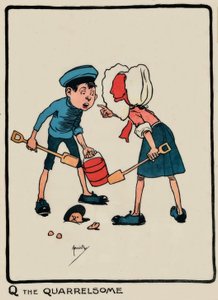 Q the Quarrelsome / J. Hassall / Dessin, 1903 - John Hassall