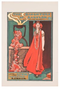 Les Filles de Babylone (affiche, ca. 1898) - John Hassall