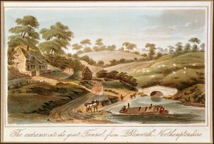Entrée du tunnel de Blisworth, Grand Junction Canal, Northamptonshire, 1819 - John Hassell