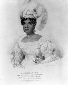 Tamehamalu, Sa Majesté la Reine des Îles Sandwich, 1824 - John Hayter