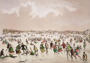 Jamaica Pond, West Roxbury, Mass., vers 1859 - John Henry Bufford