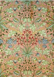 Papier peint Hyacinth, conçu pour Morris and Company - John Henry Dearle