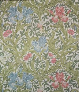 Papier peint Iris, conçu par John Henry Dearle pour Morris und Company, 1902