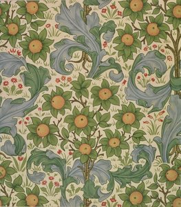 Papier peint Verger, conçu par John Henry Dearle pour Morris and Company, 1899