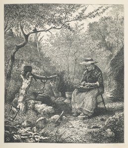 Une femme cuisinant à l