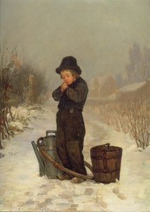 Se réchauffant les mains, 1867 - John Henry Frederick Bacon
