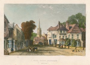 Porte de la maison, Highgate, Londres