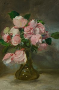 Nature morte avec un vase de fleurs - John Henry Lorimer