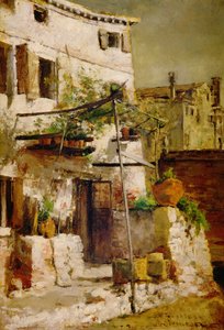 Une scène vénitienne, 1877 - John Henry Twachtman