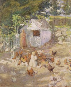 Cour de ferme, c.1890-1900
