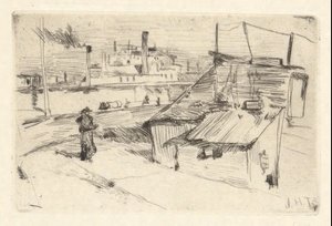 Bidonvilles de Bridgeport - John Henry Twachtman