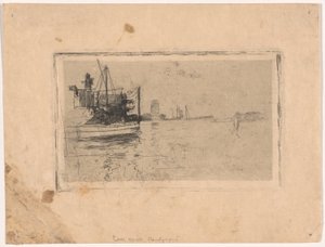 Quai à charbon, Bridgeport - John Henry Twachtman