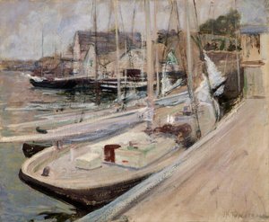 Bateaux de pêche à Gloucester - John Henry Twachtman