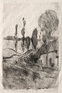 Paysage français, vers 1884-89
