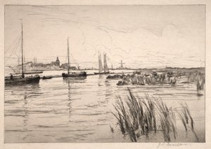 Dykes de Hollande - John Henry Twachtman