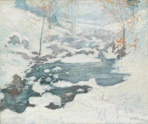 Pris dans les glaces, c.1889 - John Henry Twachtman