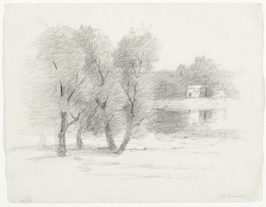 Paysage, fin 19e-début 20e siècle - John Henry Twachtman