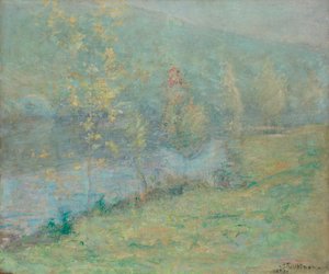 Matin de mai brumeux - John Henry Twachtman