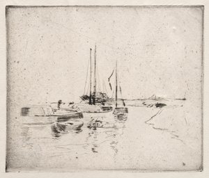 Près de Dordrecht - John Henry Twachtman