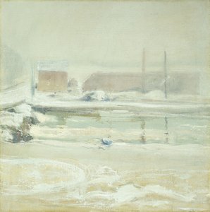 Scène fluviale à Cos Cob - John Henry Twachtman