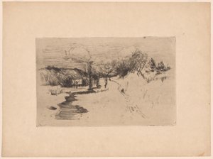 Paysage de neige - John Henry Twachtman