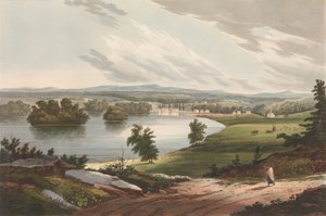 Fort Edward No. 10 du Portfolio de la rivière Hudson, 1822-23