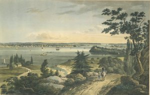 New York depuis Weehawk - John Hill