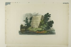 Page de titre, vignette et première planche du premier numéro de Vues pittoresques des paysages américains - John Hill