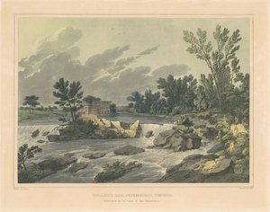 Barrage de Bolling, Petersburgh, Virginie - John Hill, after Joshua Shaw