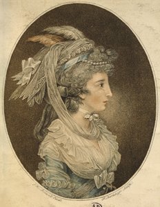 Coiffure anglaise, gravée par Francesco Bartolozzi (1727-1815)