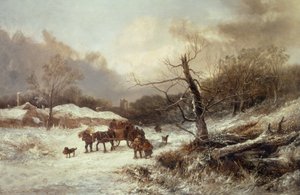 Hiver aux frontières de la forêt de Sherwood - John Holland