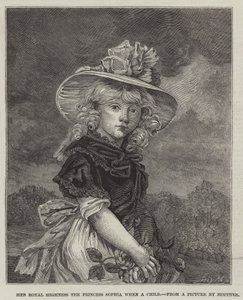 Son Altesse Royale la Princesse Sophia enfant - John Hoppner