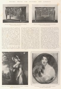 Prix record pour des tableaux et des cabinets