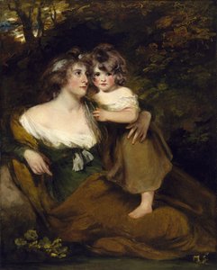 La comtesse de Darnley et sa fille, Lady Elizabeth Bligh - John Hoppner