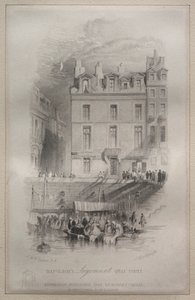 Logement de Napoléon, Quai Conti, 1835 - John Horsburgh
