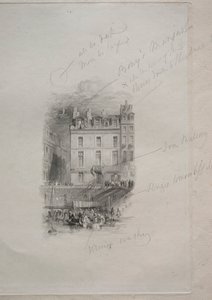 Logement de Napoléon, Quai Conti, 1836 - John Horsburgh