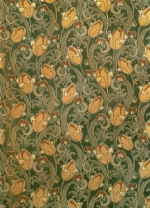 Tulipes, design pour The Silver Studio, vers 1898 - John Illingworth (attr. to) Kay