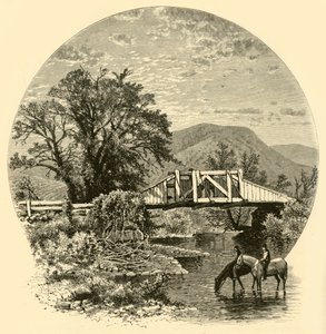 Vieux pont, rivière Blackberry, près de Canaan, 1874 - John J. Harley