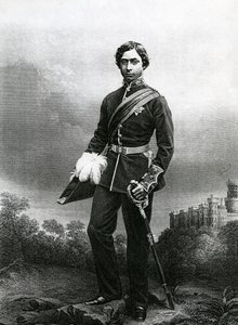 Albert Edward, Prince de Galles, gravé par D.J. Pound d