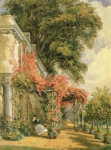 Façade du jardin de la maison de M. Robert Vernon à Twickenham