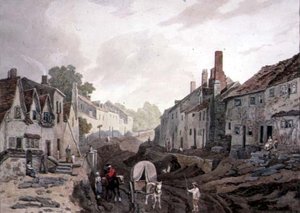 Scène de rue, Erith, Kent - John James Chalon