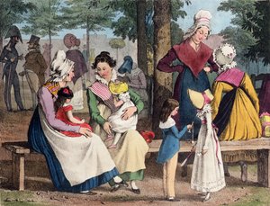 Les Nounous, 1820 - John James Chalon