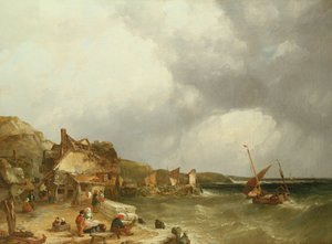 La côte à Étaples, 1853