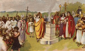 Constantin le Grand offrant un sacrifice à l