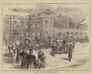 Visite royale à Normanton Hall