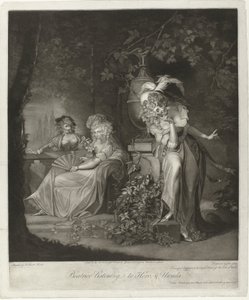 Béatrice écoutant Hero et Ursula