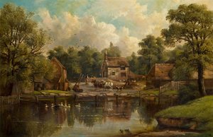 Ferme à Wood Lane, Handsworth - John Joseph Hughes