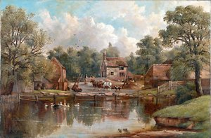 Ferme à Wood Lane, Handsworth - John Joseph Hughes