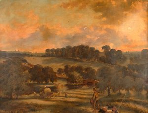 Temps des foins, Hamstead Mill, Handsworth, Staffordshire, 1850-1908 - John Joseph Hughes